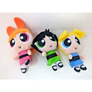 HUGKIS The Powerpuff Girls Original Authentic Licensed Series Plush Toy set